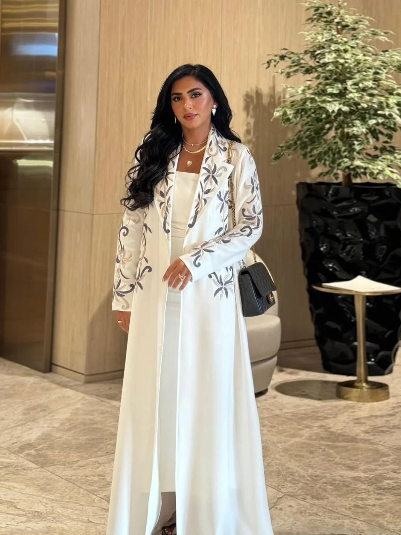 Elegant Heritage Open Abaya