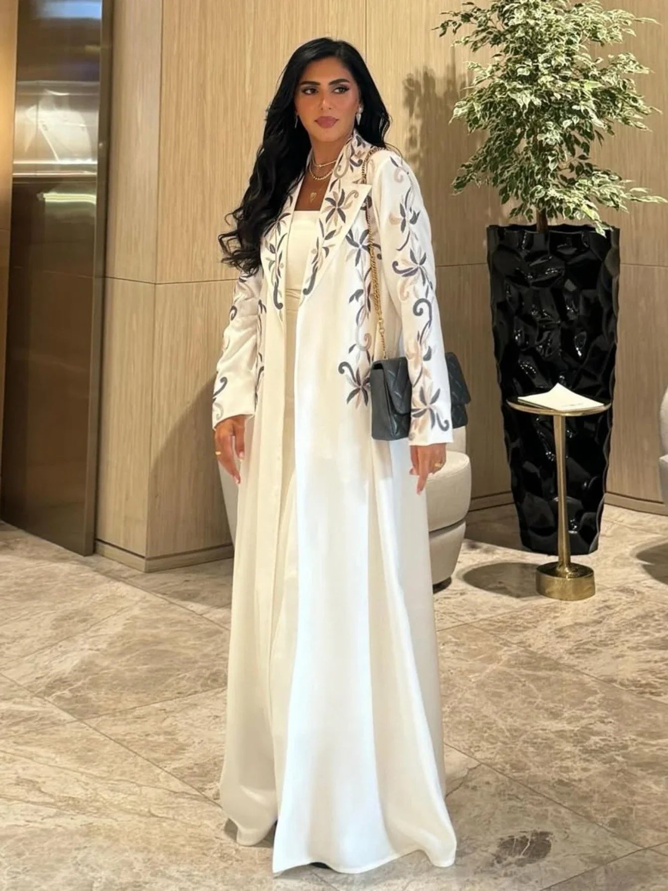 Elegant Heritage Open Abaya